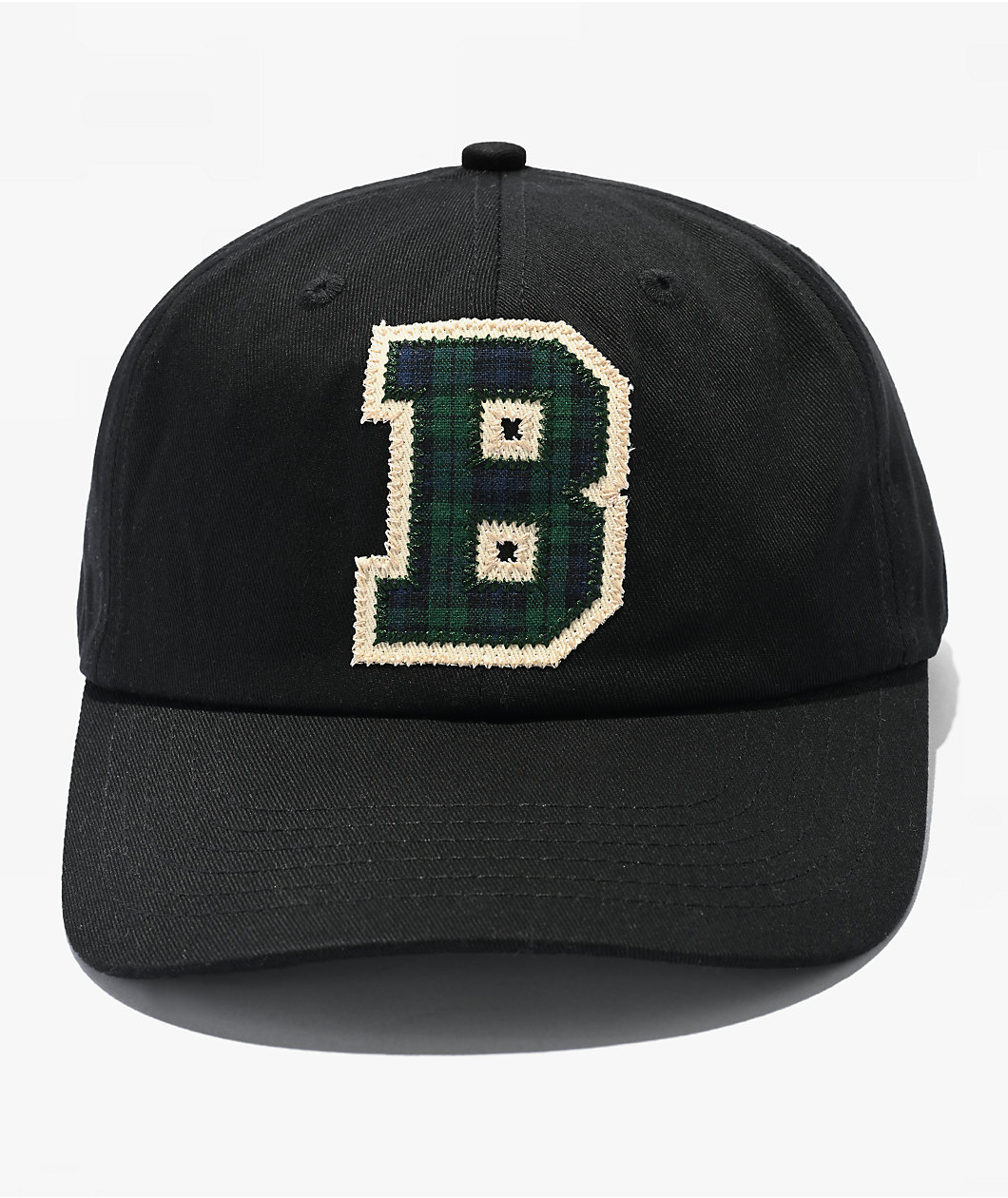Butter Goods Collegiate Black Snapback Hat