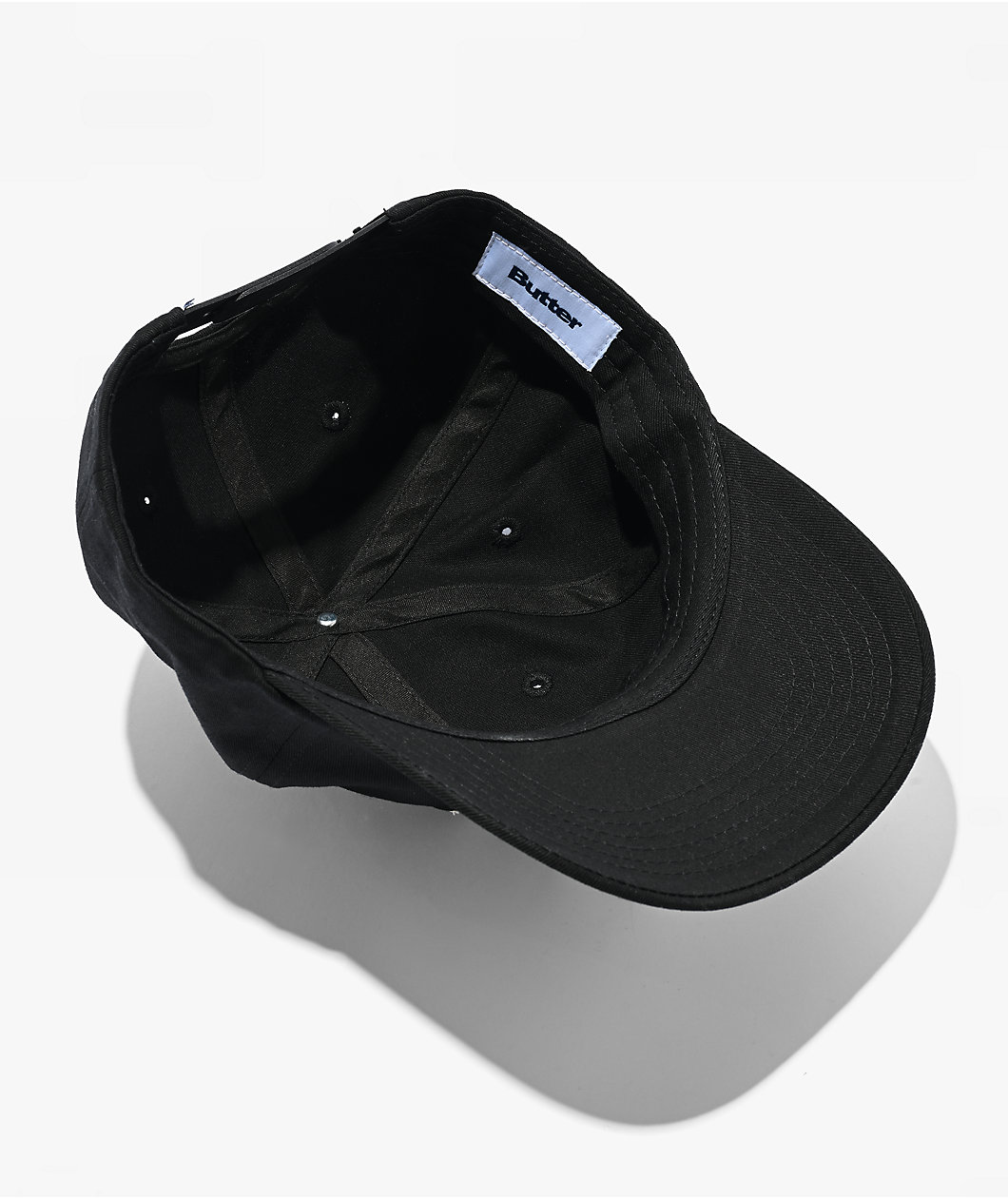 Butter Goods Collegiate Black Snapback Hat