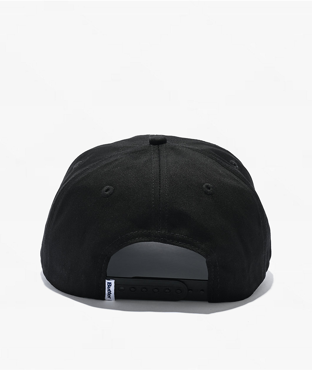 Butter Goods Collegiate Black Snapback Hat