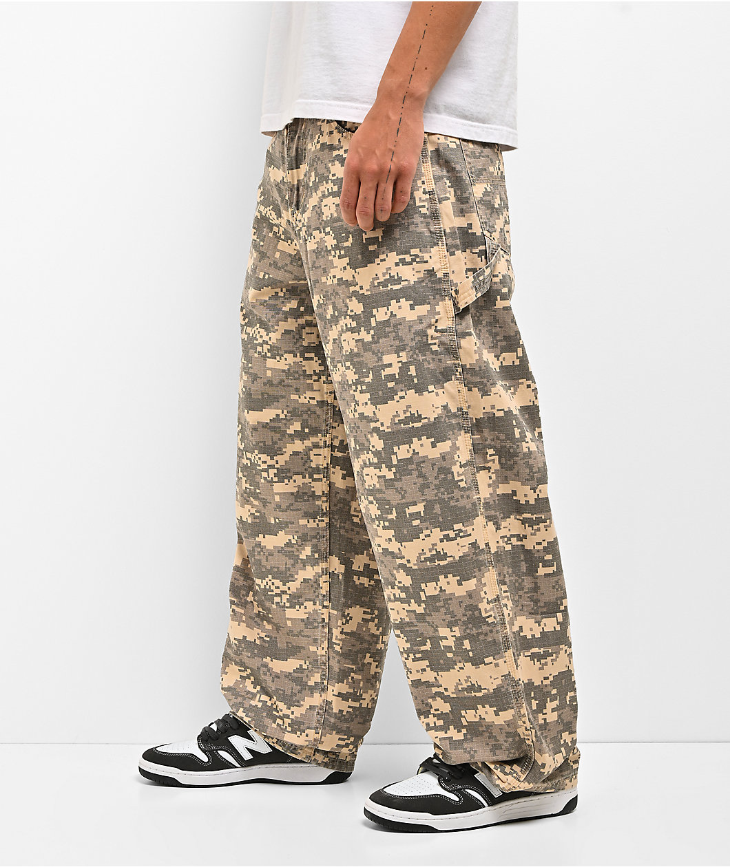 Butter Goods Ripstop Digi Camo Wash Baggy Carpenter Pants