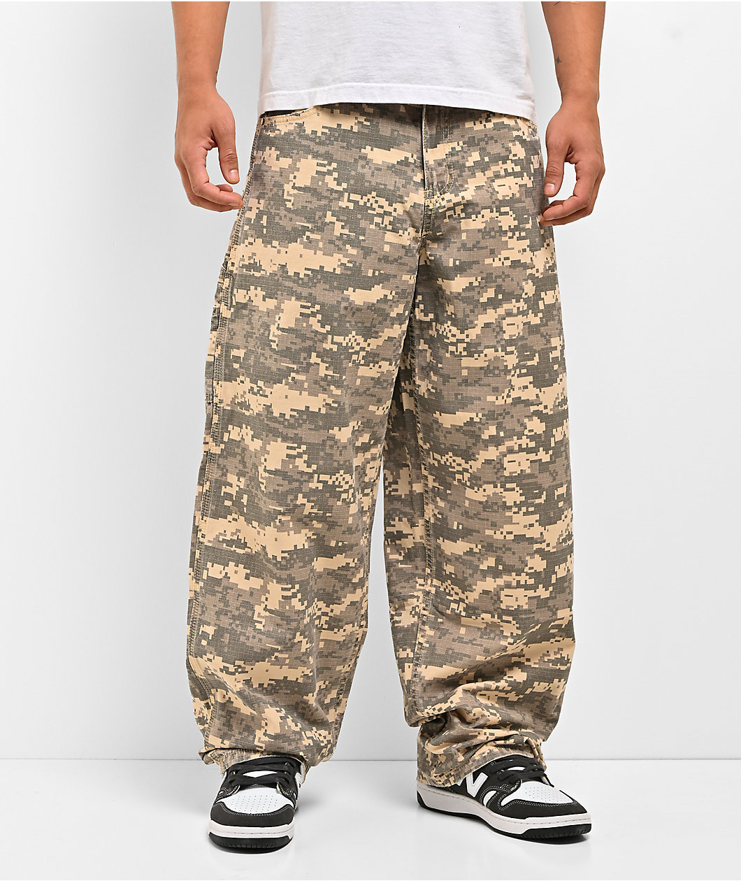 Butter Goods Ripstop Digi Camo Wash Baggy Carpenter Pants
