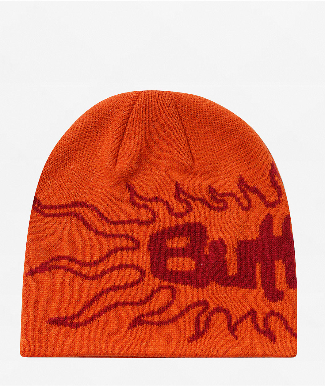 Butter Goods Solar Orange Skully Beanie