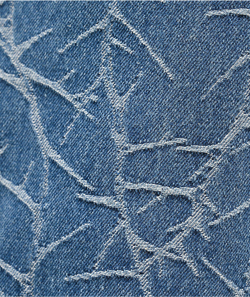 Butter Goods Thorn Camo Indigo Wash Wide Cut Jeans