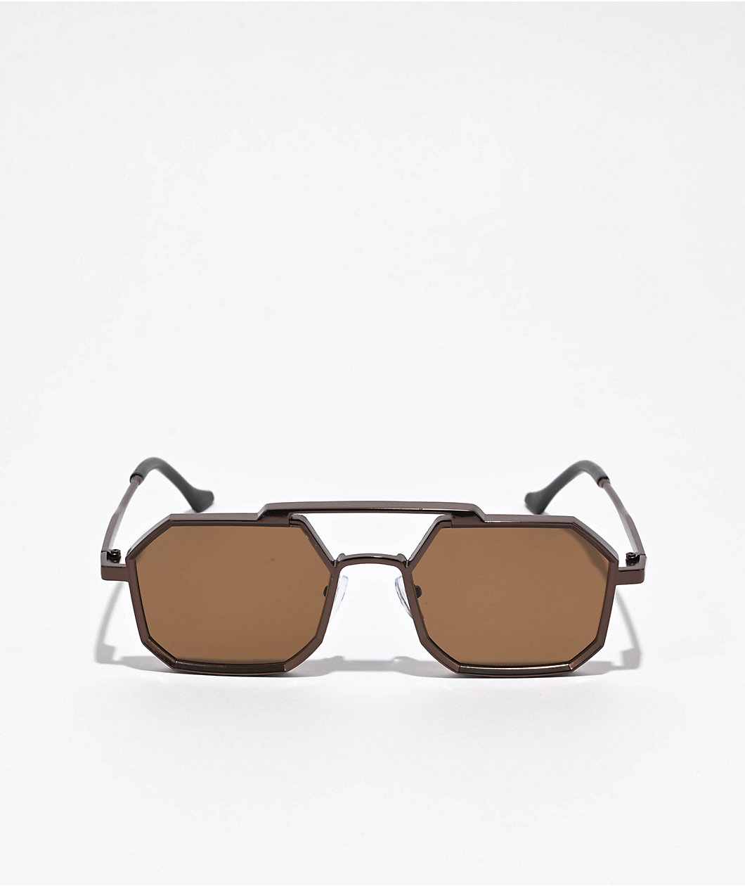 Buzz Copper Metal Pilot Sunglasses