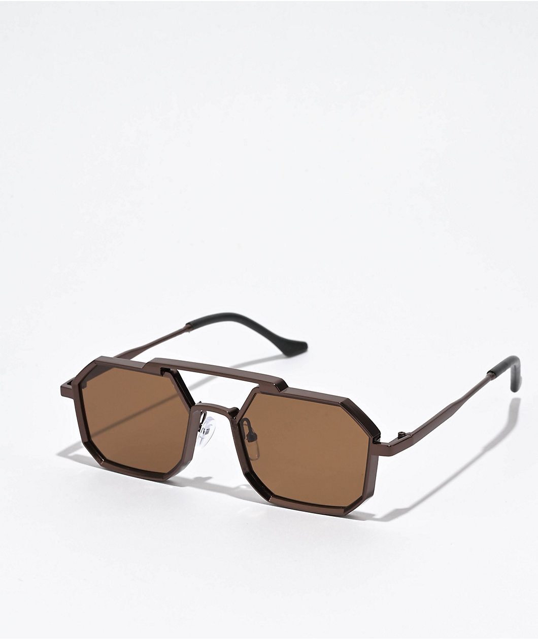 Buzz Copper Metal Pilot Sunglasses