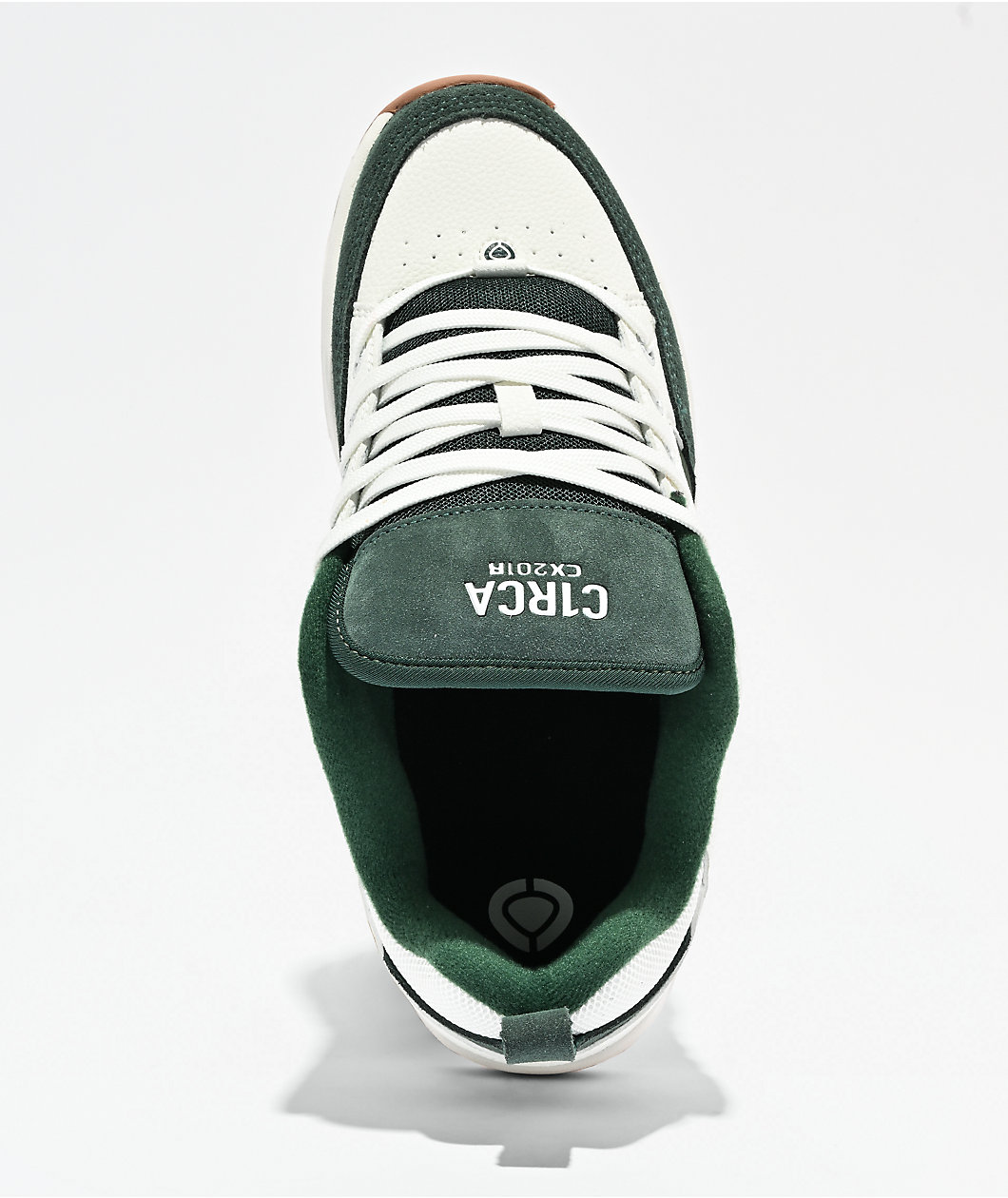 C1RCA CX201R White & Green Skate Shoes