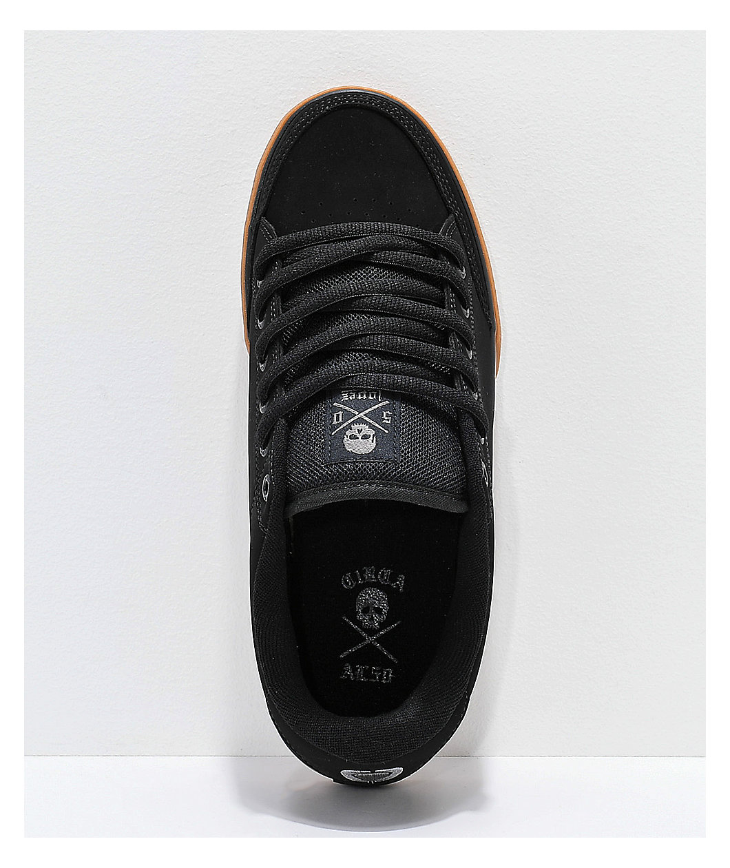 C1RCA Lopez 50 Black & Gum Skate Shoes