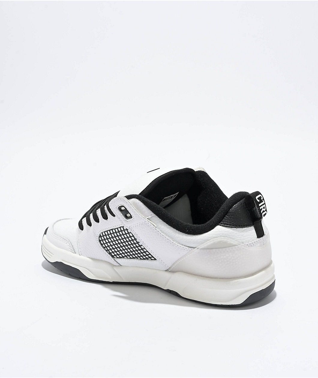 C1RCA Tave TT White & Black Skate Shoes