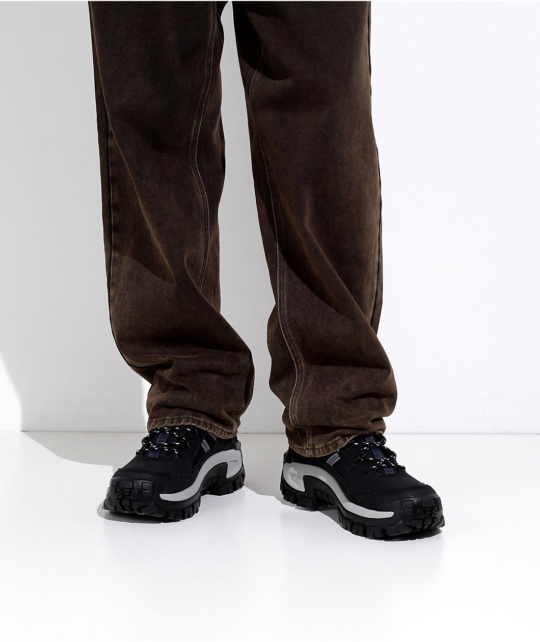 CAT Footwear Invader Mid Vent Composite Toe Black Work Boots