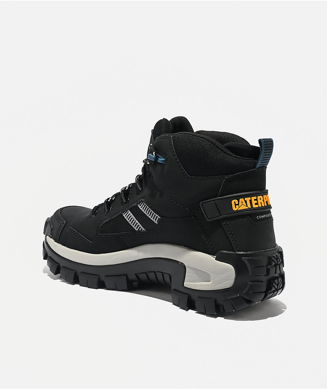 CAT Footwear Invader Mid Vent Composite Toe Black Work Boots