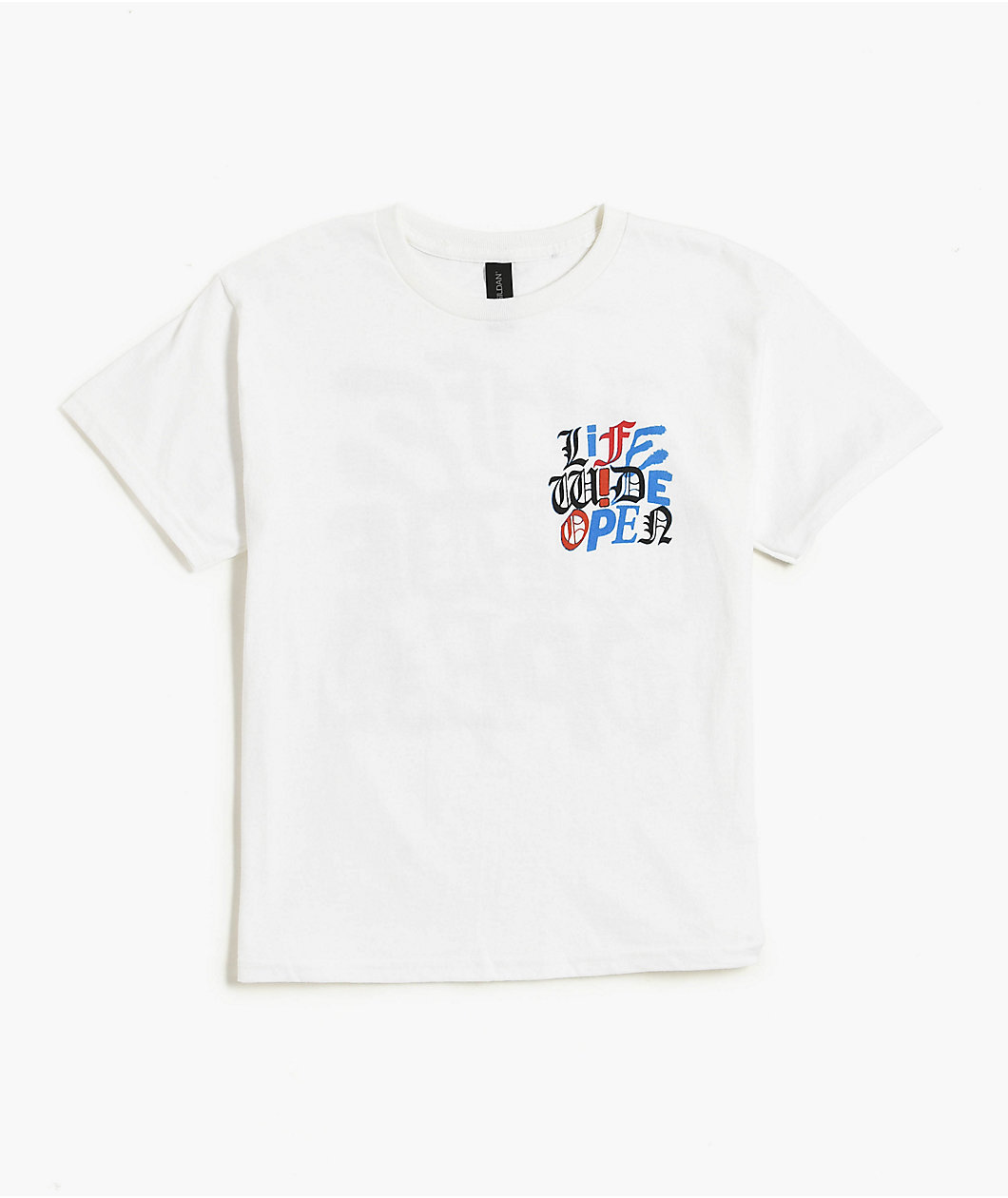 CBoysTV Kids Scrambled White T-Shirt