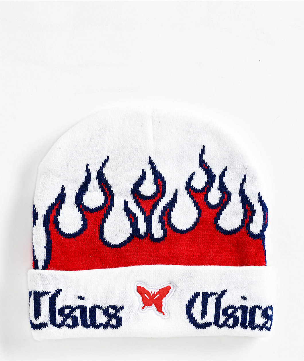 CLSICS Flame White Beanie