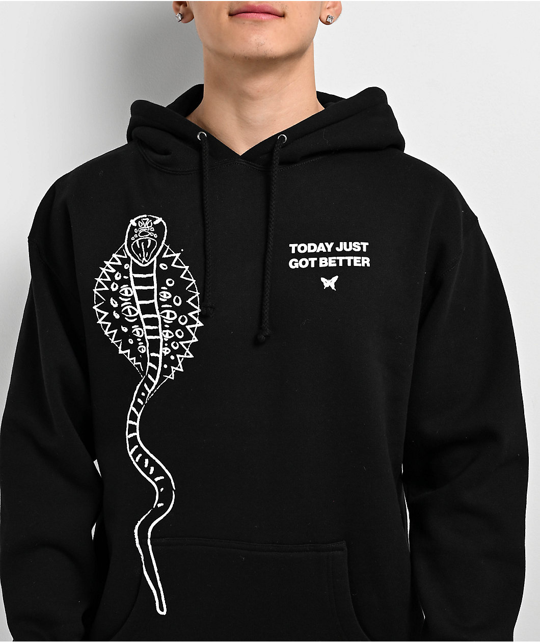 CLSICS Snake Black Hoodie 