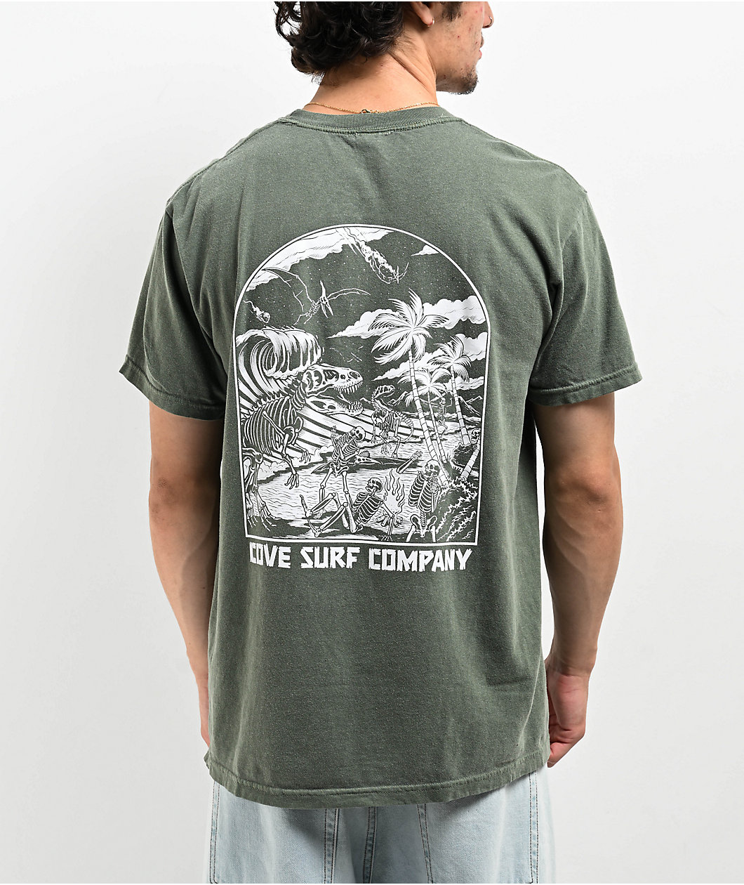 COVE Surf Dino Moss T-Shirt