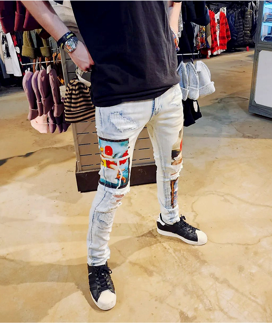 CPTL Heavens Heist Light Blue Denim Jeans