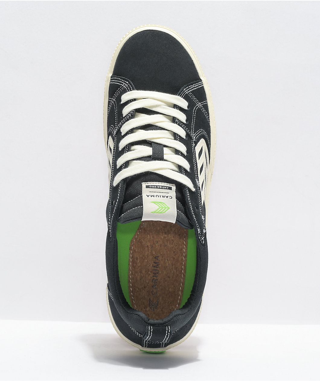 Cariuma Catiba Pro Black & Ivory Skate Shoes