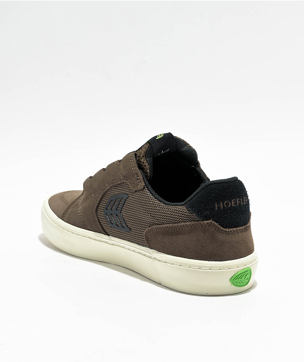 Cariuma Hoefler T20 Dark Khaki & Black Skate Shoes