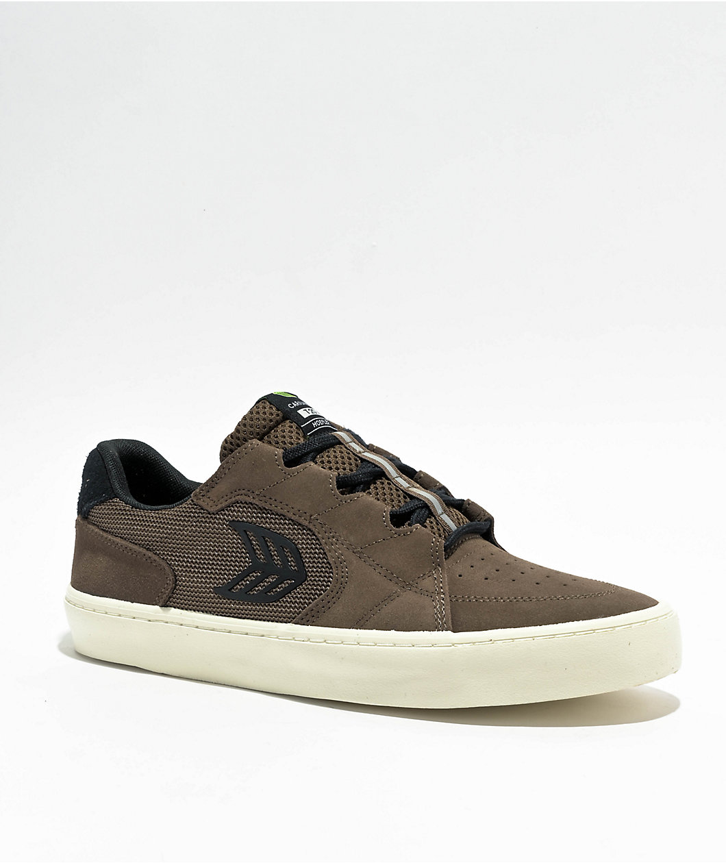 Cariuma Hoefler T20 Dark Khaki & Black Skate Shoes