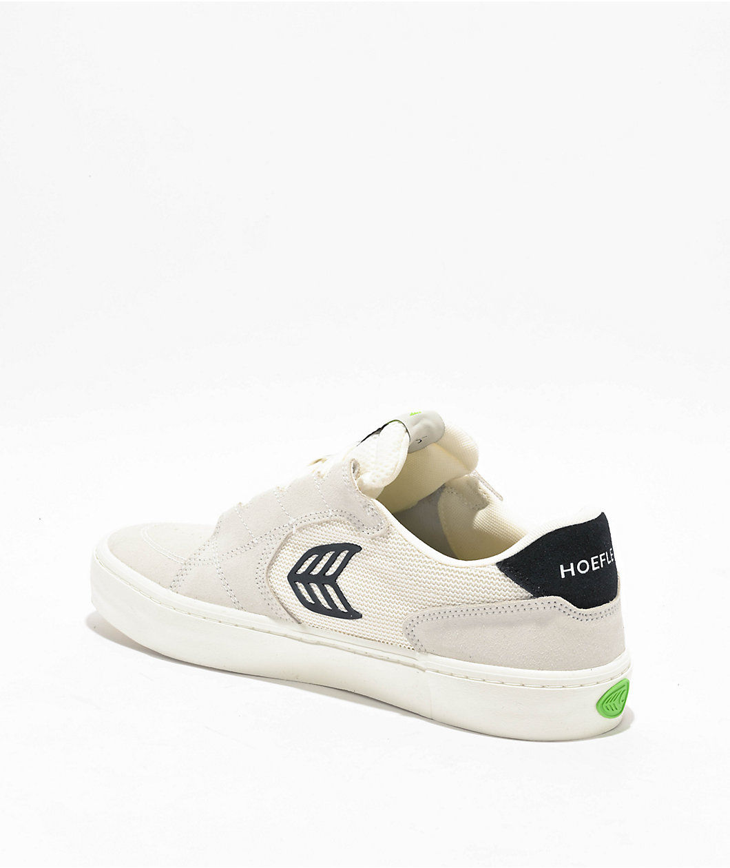 Cariuma Hoefler T20 Off White & Black Skate Shoes