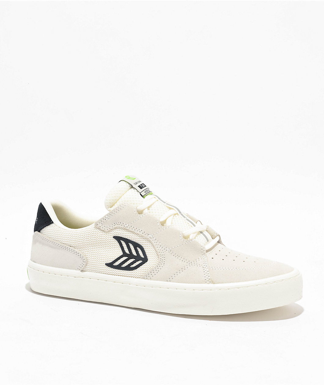 Cariuma Hoefler T20 Off White & Black Skate Shoes