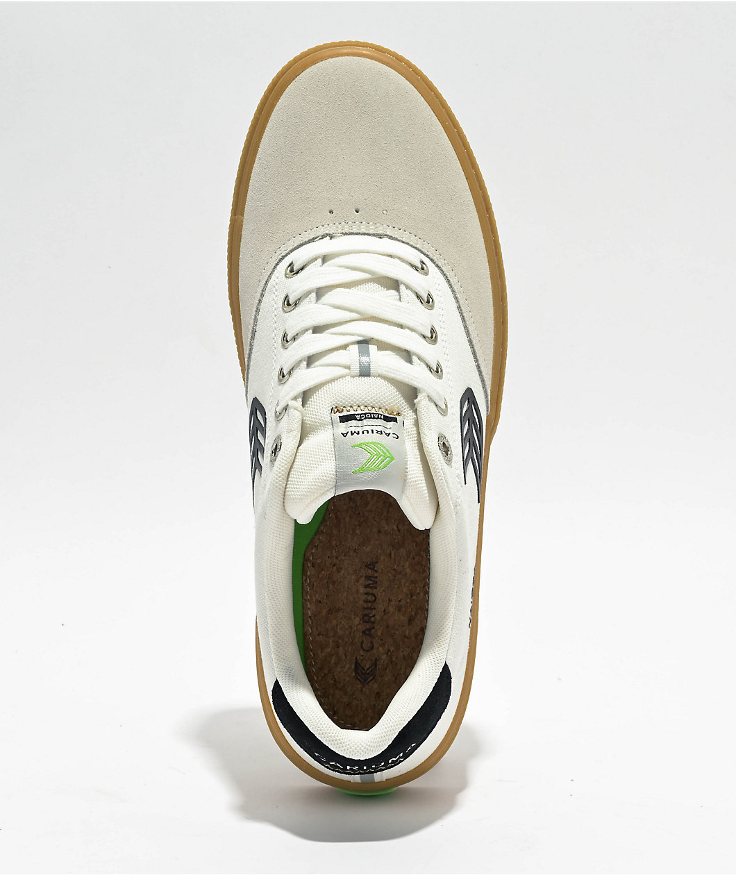 Cariuma Naioca White & Gum Skate Shoes