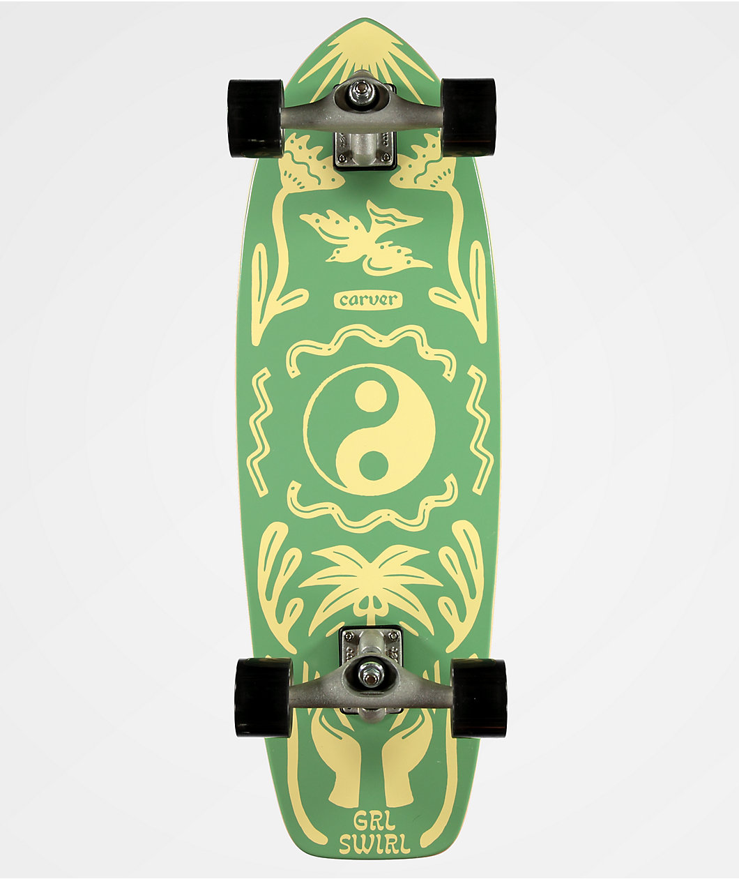 Carver x Grlswirl Ying Yin 31" Cruiser Skateboard Complete