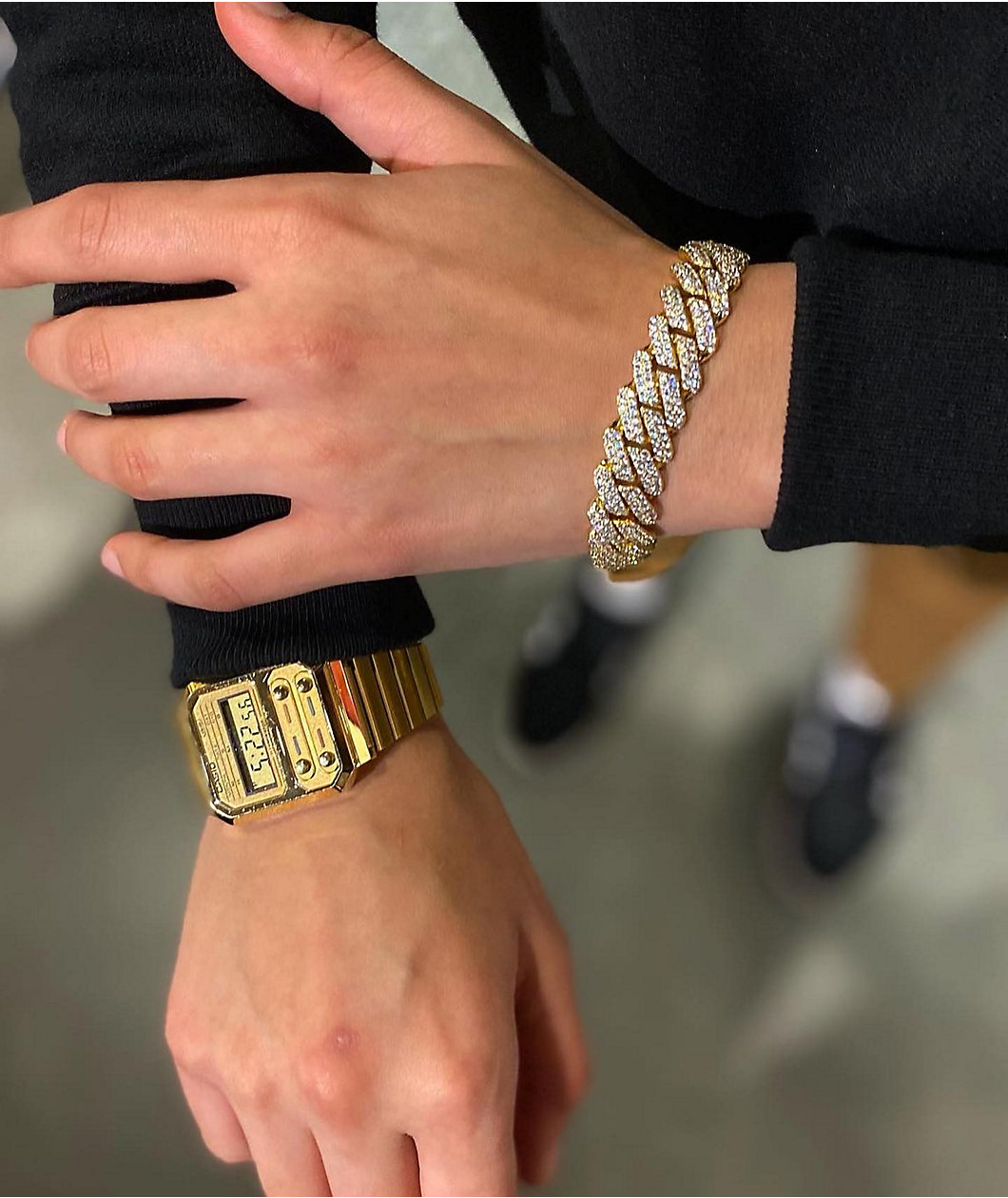 Casio A100WEG-9AVT Vintage Revival Gold Digital Watch