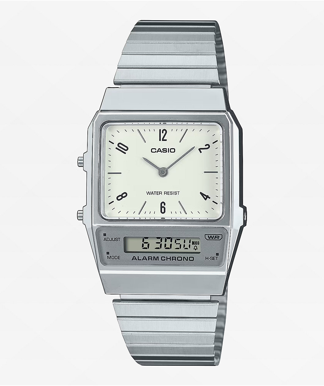 Casio AQ800E 7A2VT Vintage Silver White Analog Watch MainPlace Mall