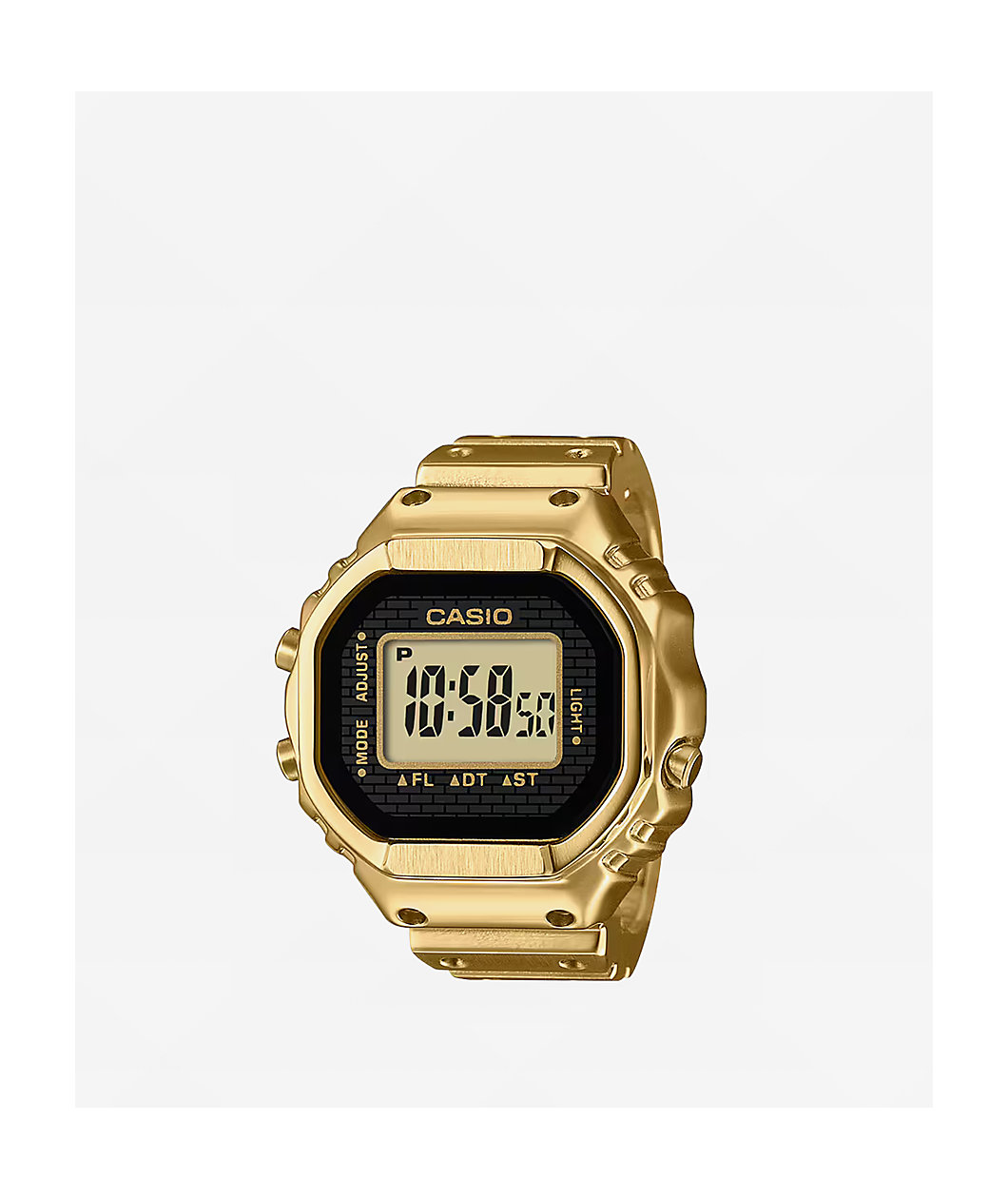 Casio CRW-001G-9 Gold Digital Watch Ring