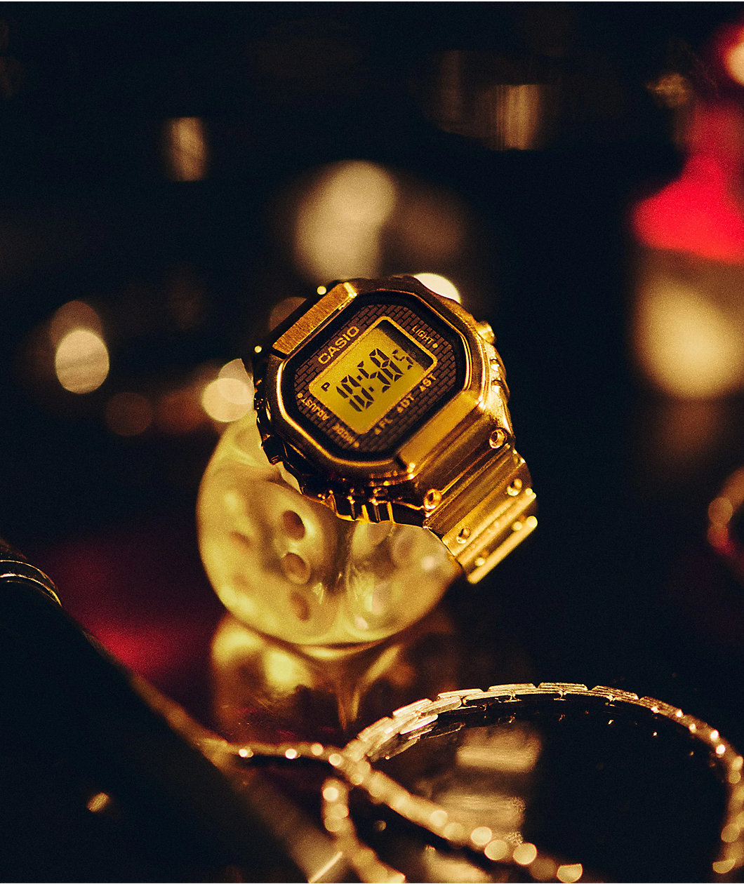Casio CRW-001G-9 Gold Watch Ring