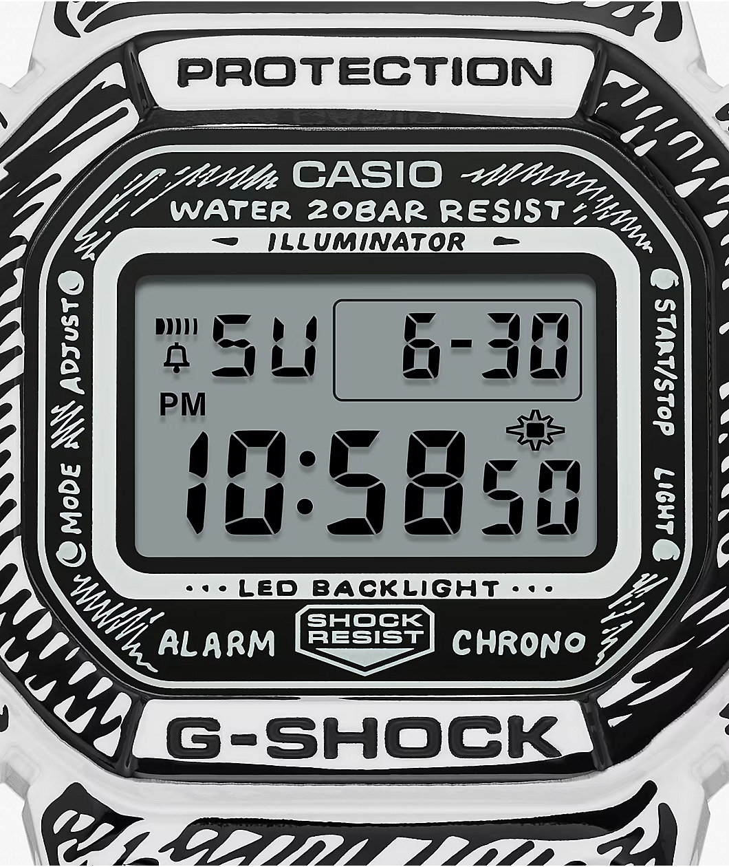 Casio G-Shock DW5600JV-7CR Joshua Vides Silver Watch