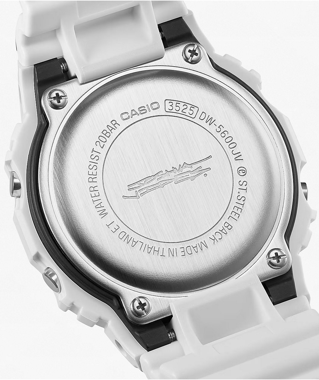 Casio G-Shock DW5600JV-7CR Joshua Vides Silver Watch