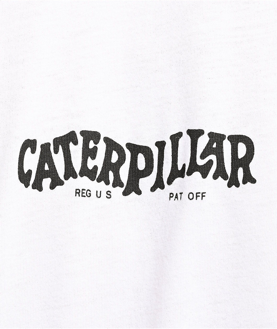 Caterpillar Street Vibes Fedora White T-Shirt