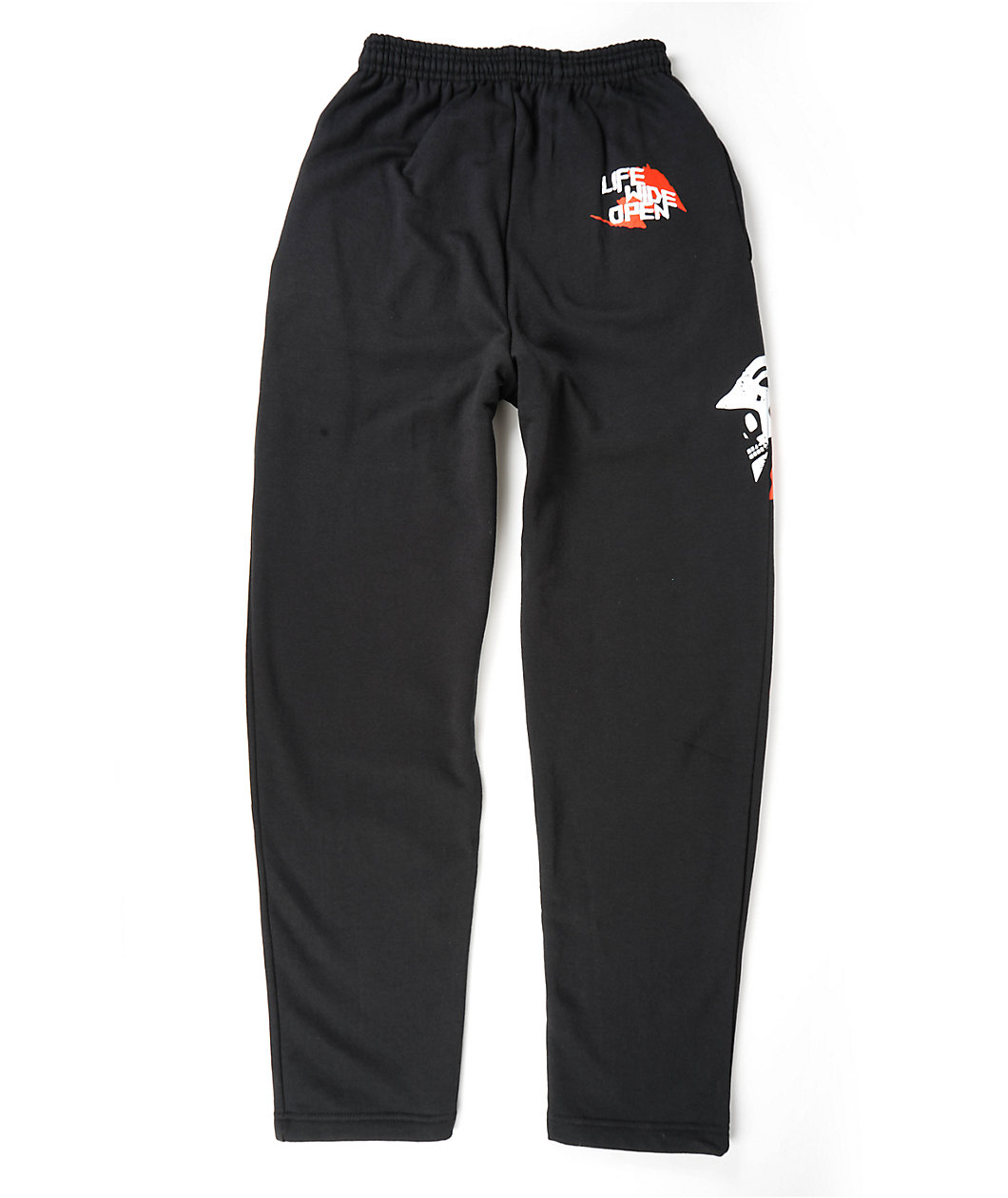 CboysTV 2 Face Bolted Black Sweatpants