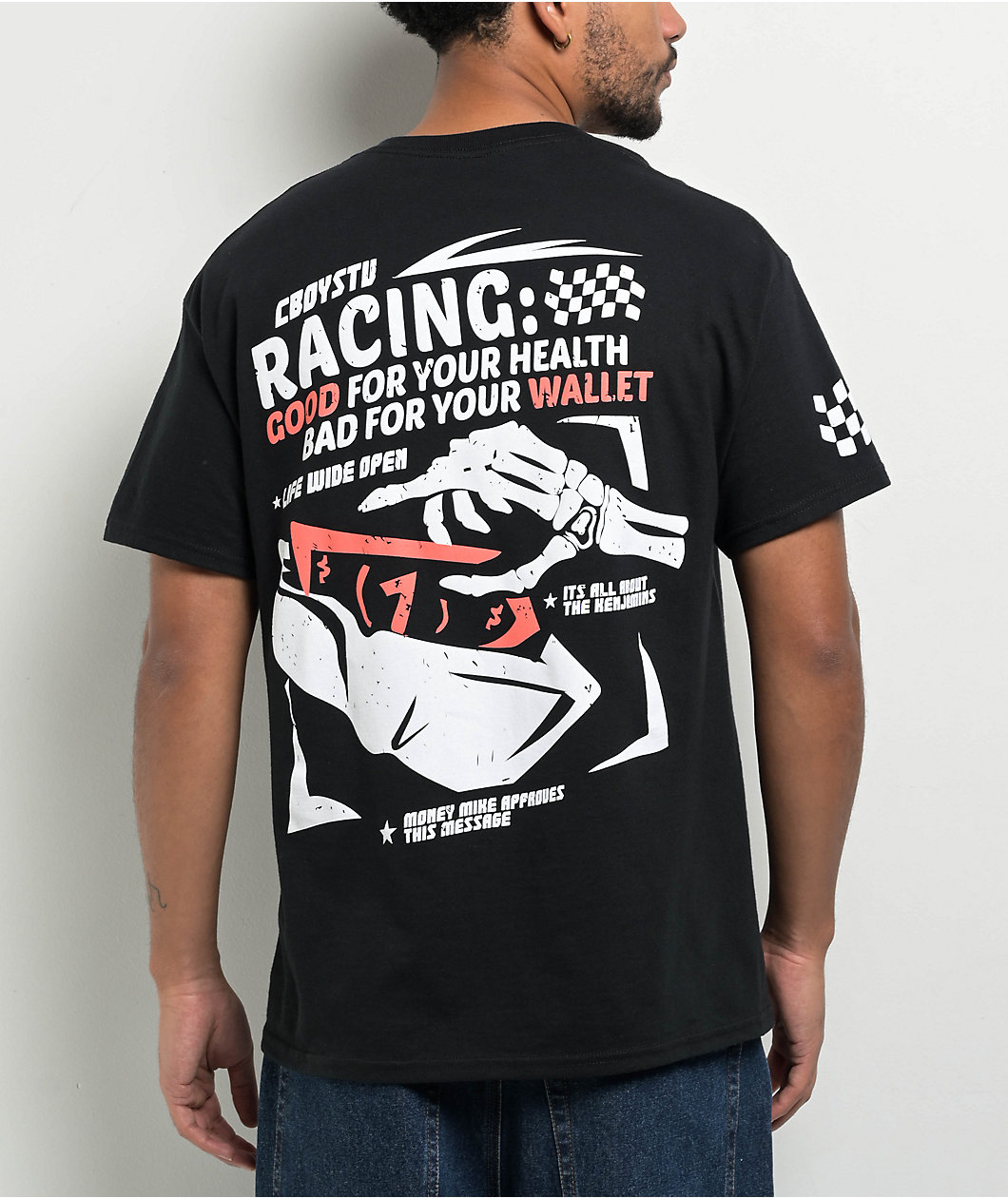 CboysTV Bad Wallet Black T-Shirt