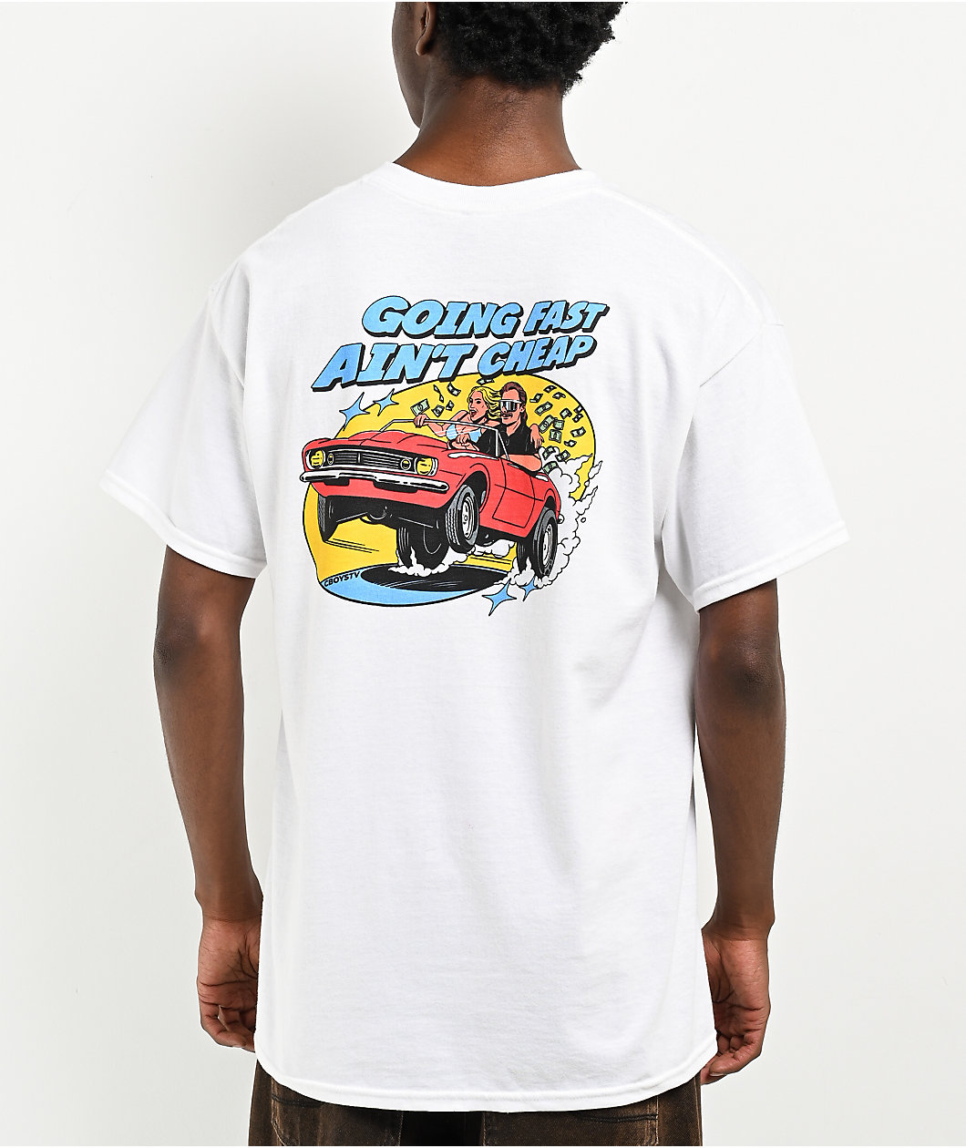 CboysTV Going Fast White T-Shirt