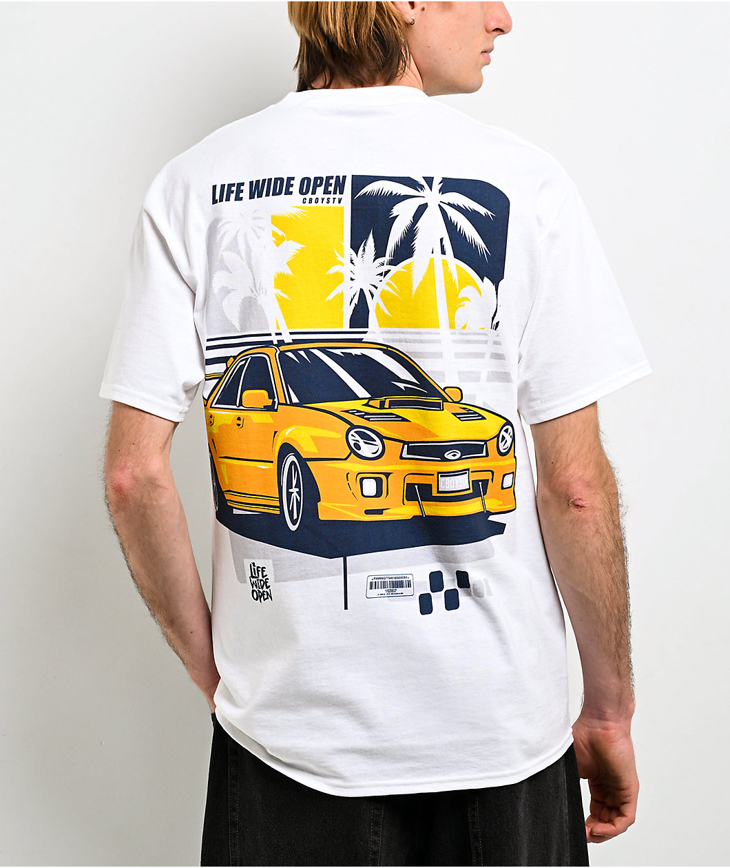 CboysTV Life Wide Open Summer White T-Shirt