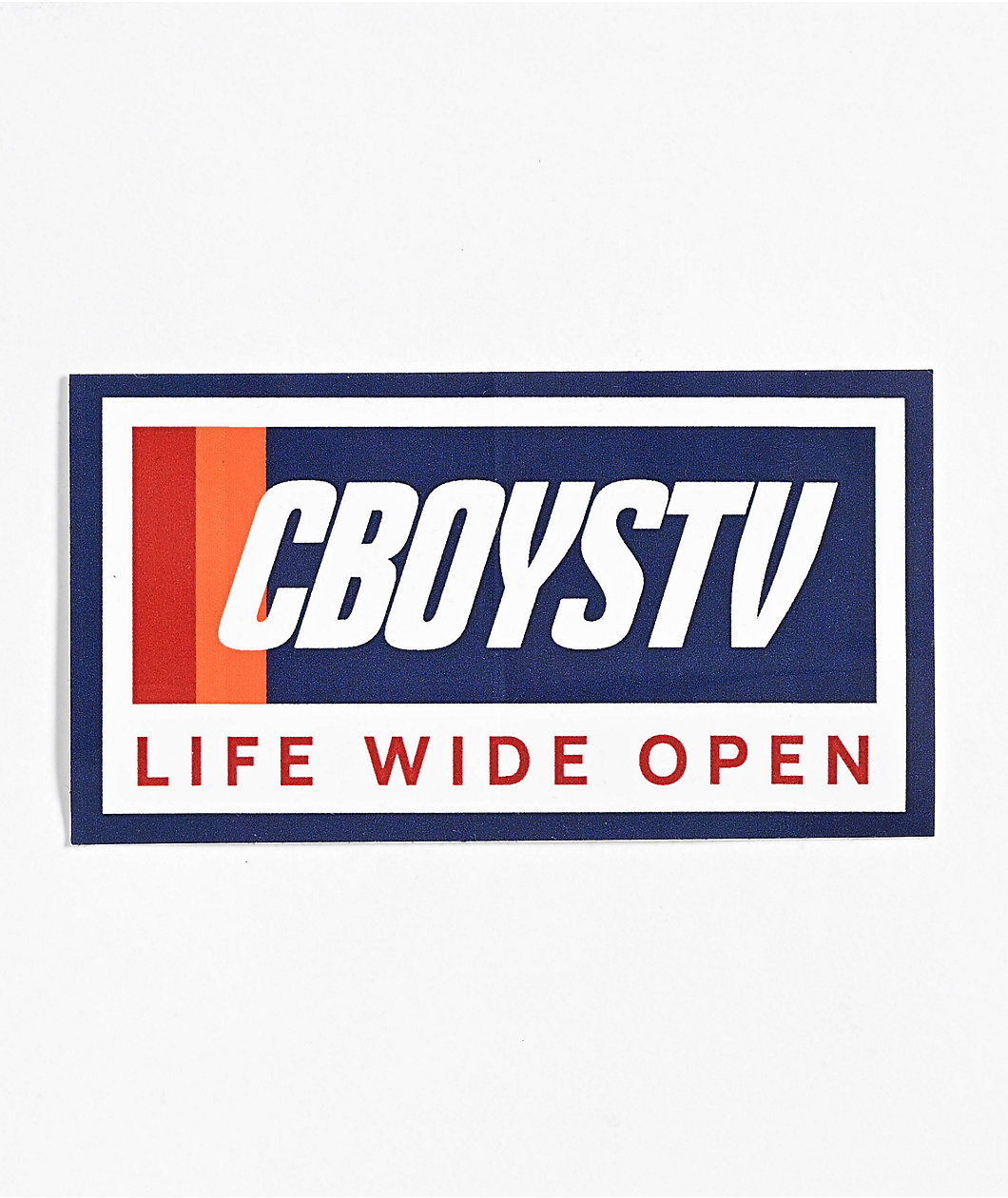 CboysTV Logo Blue Sticker