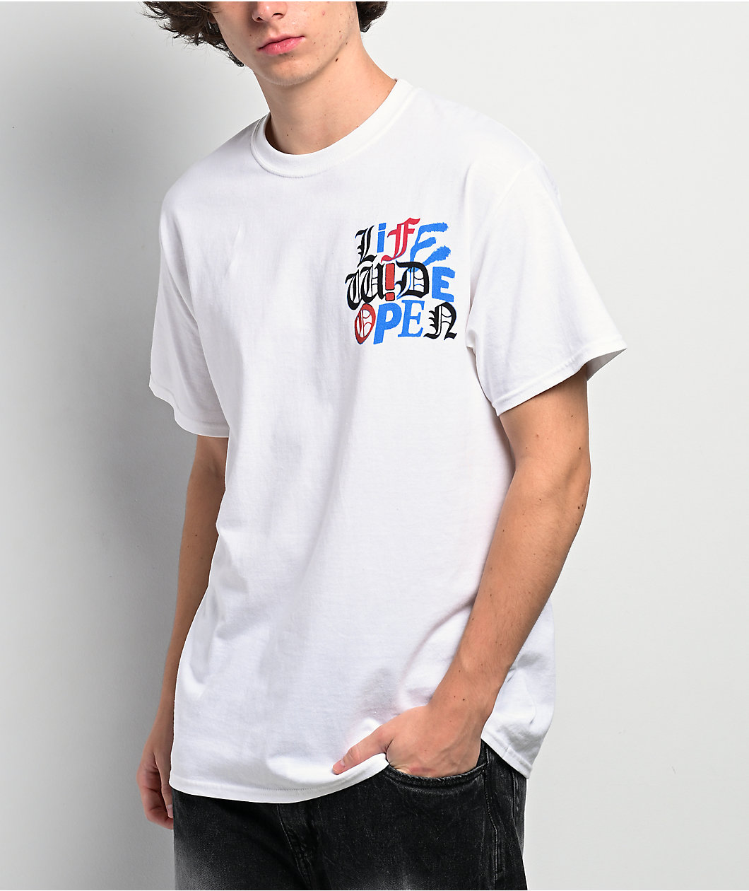 CboysTV Scrambled White T-Shirt