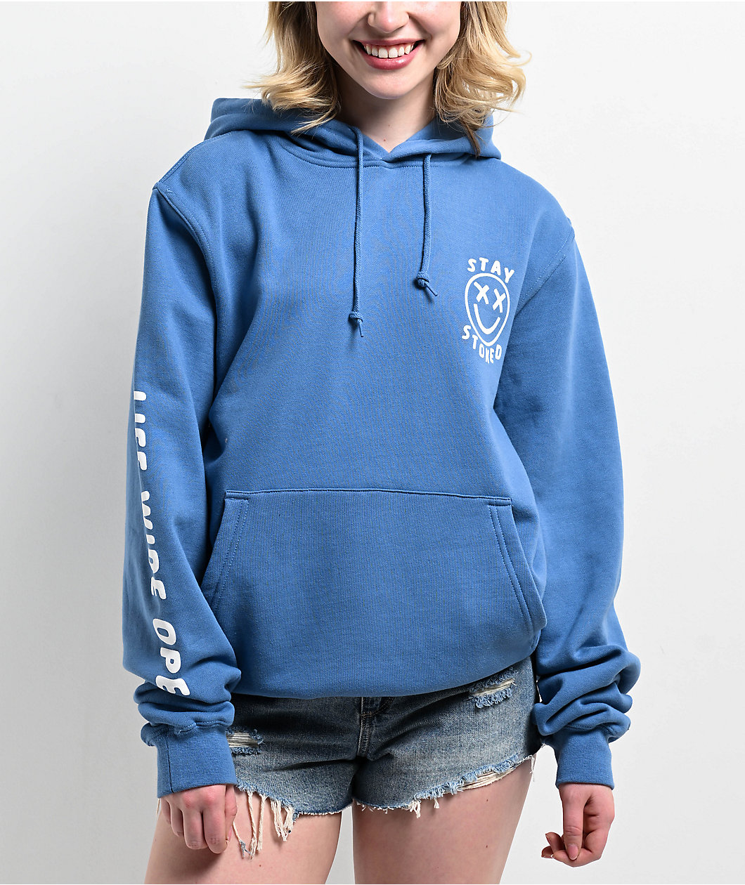 CboysTV Stay Stoked Blue Hoodie