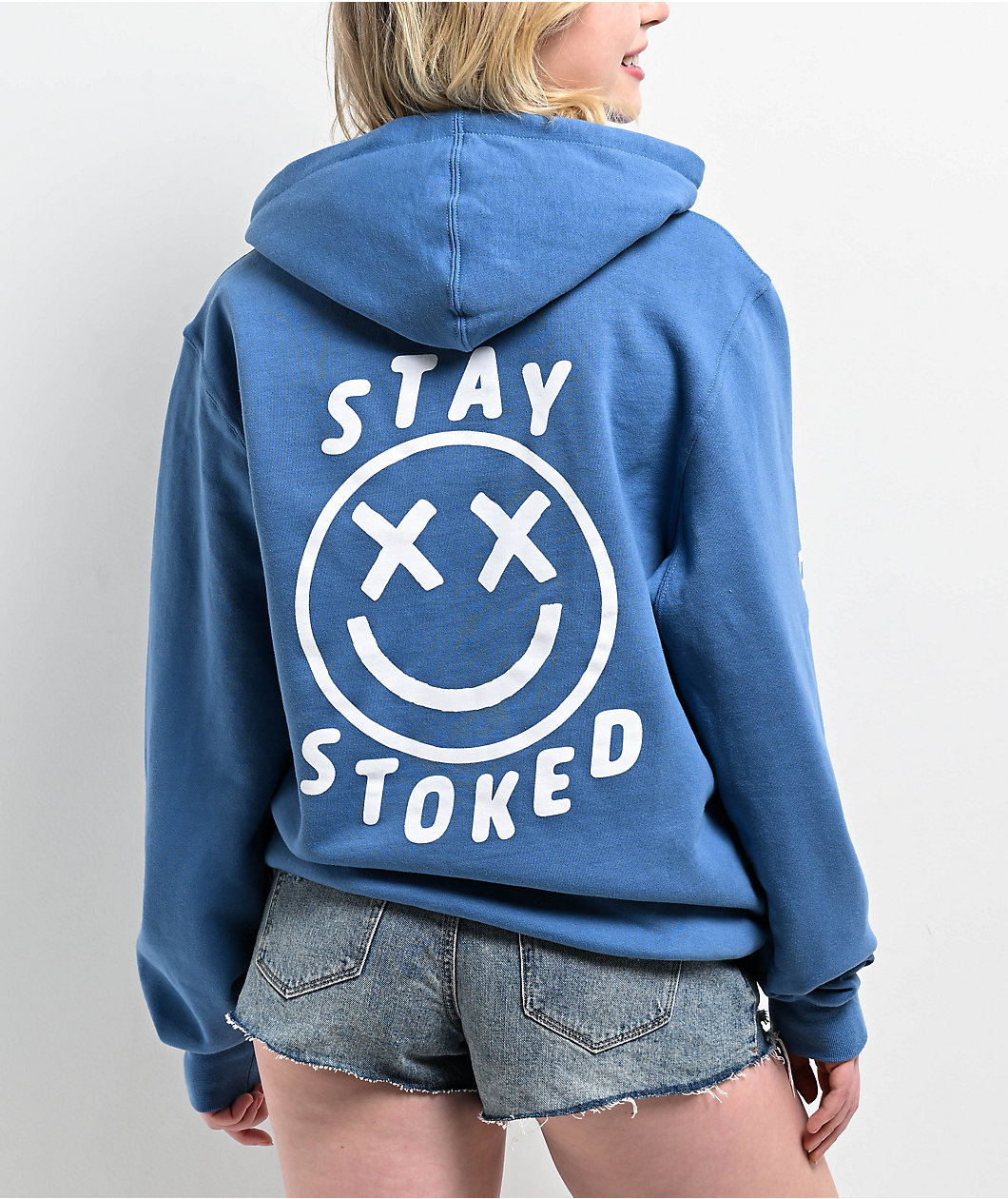 CboysTV Stay Stoked Blue Hoodie