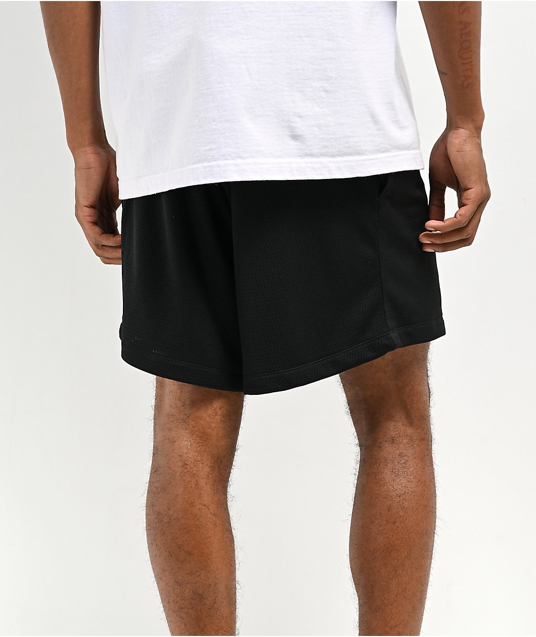 Champion Big Bank Black Mesh Shorts