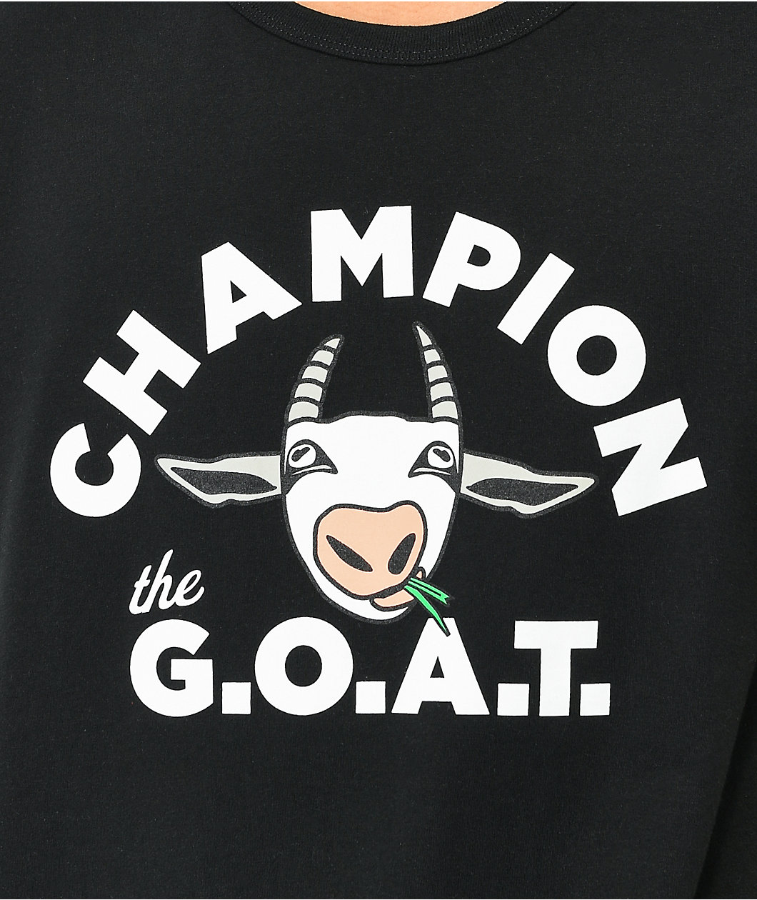 Champion Goat Black T-Shirt