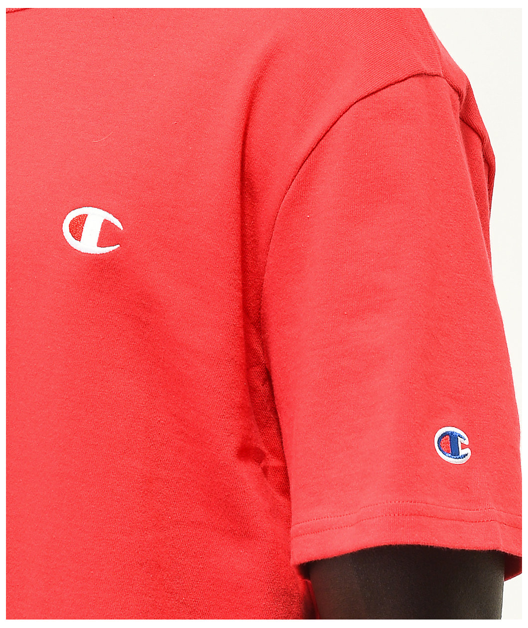 Champion Heritage Embroidered Red T-Shirt