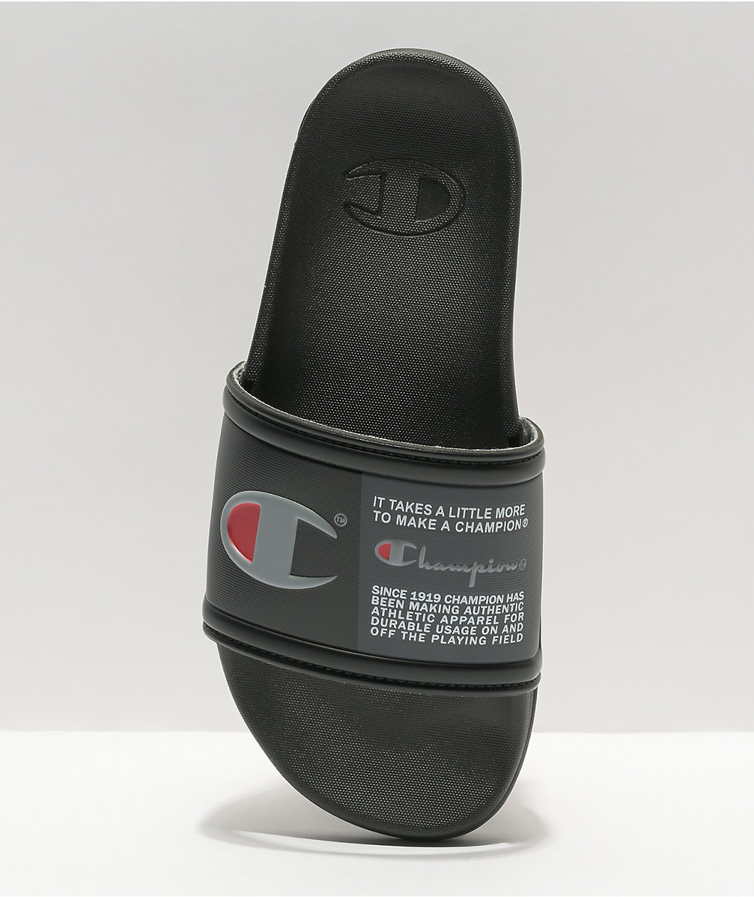 Champion IPO Squish Black Slide Sandals