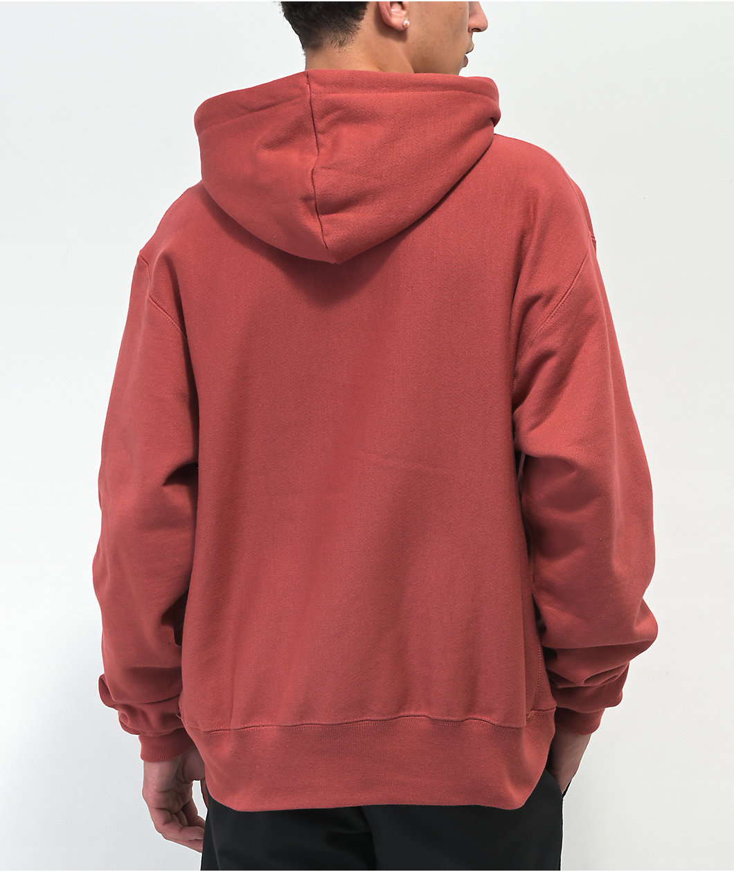 Champion Mixed Motif Red Hoodie