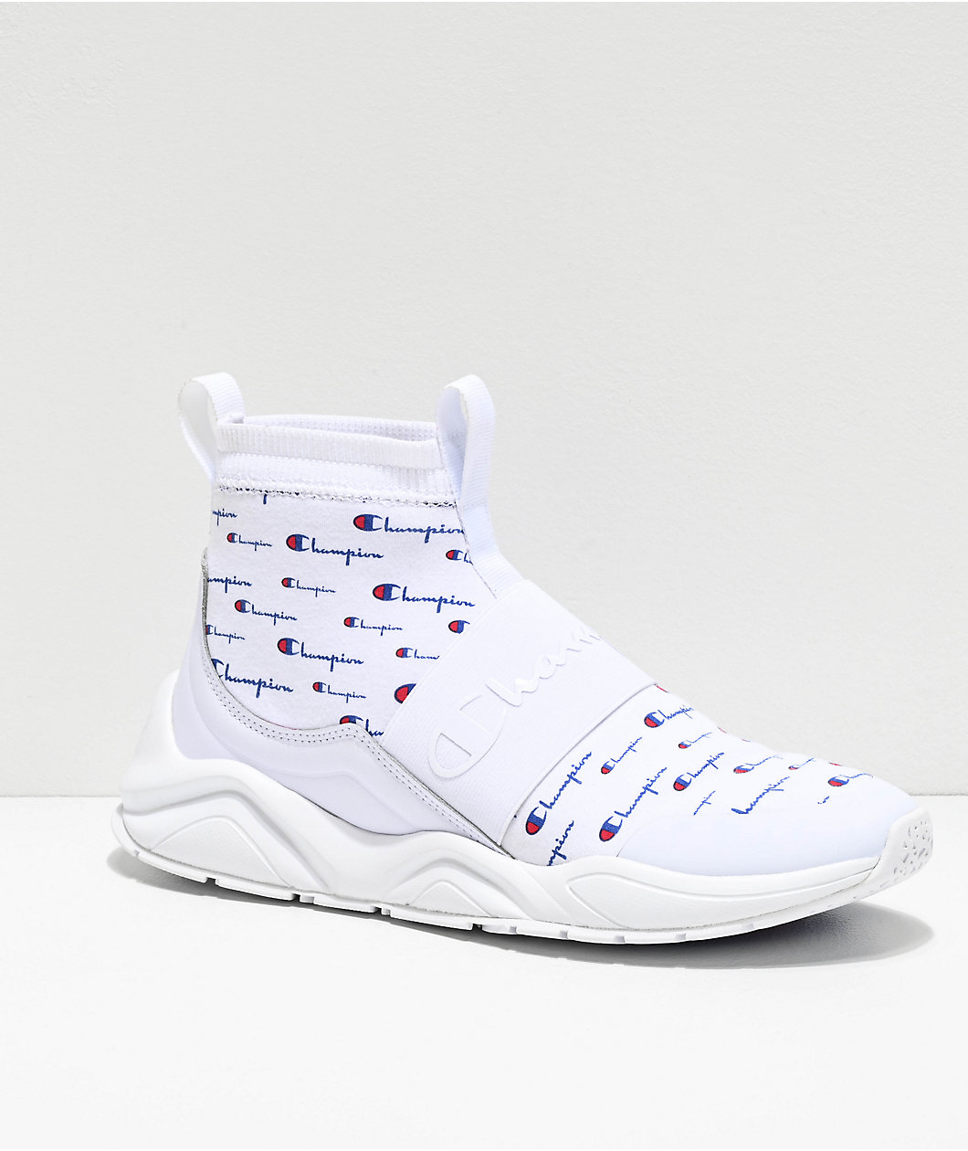 Champion Rally Pro Script White Shoes