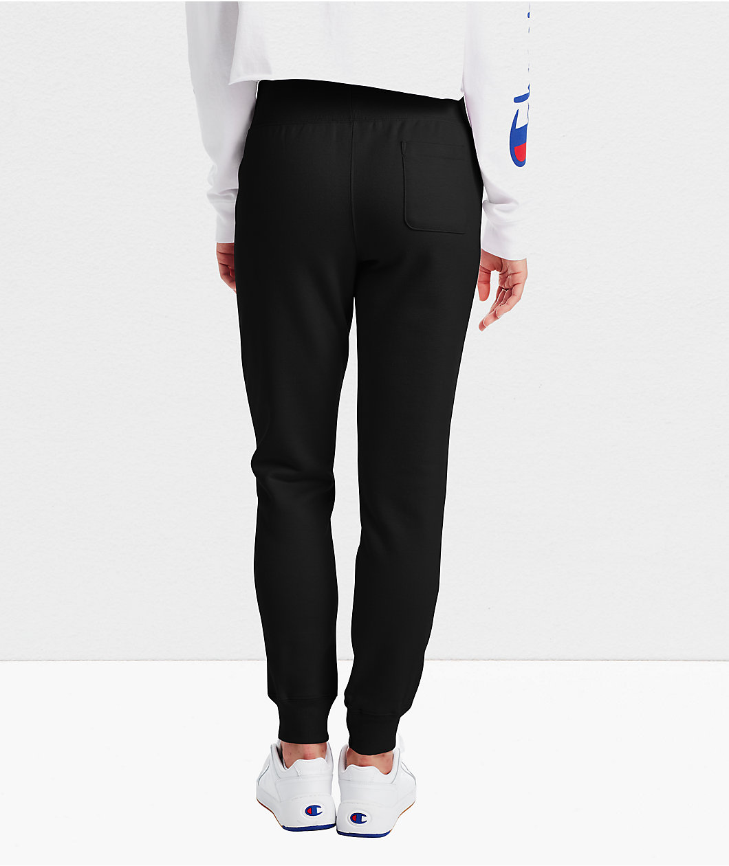 Champion Reverse Weave Black Jogger Sweatpants