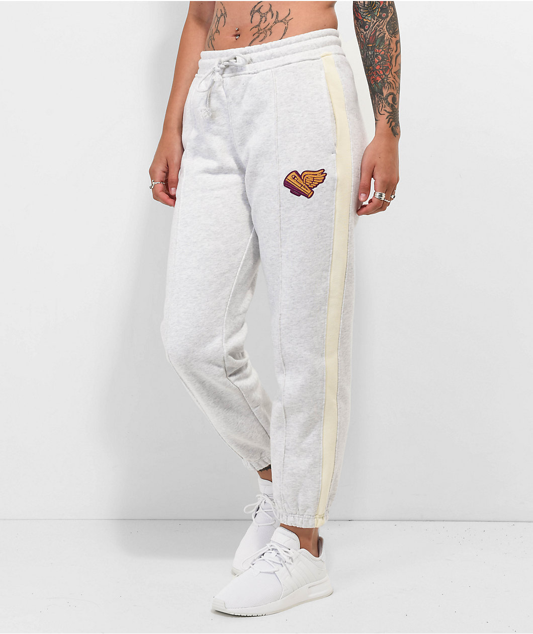 Champion Reverse Weave Light Grey Jogger Sweatpants