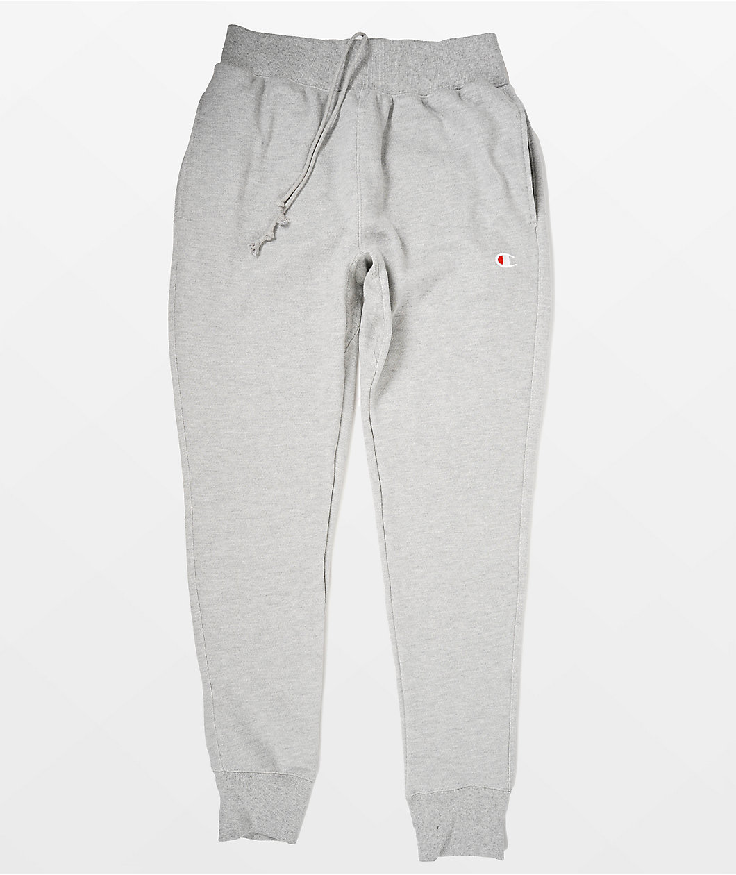 Champion Reverse Weave Small C Grey Sweatpants